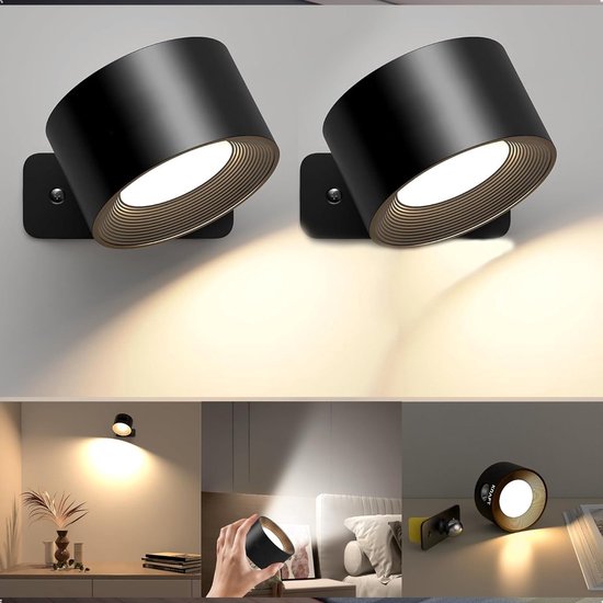 Draadloze 360° Magneetlamp